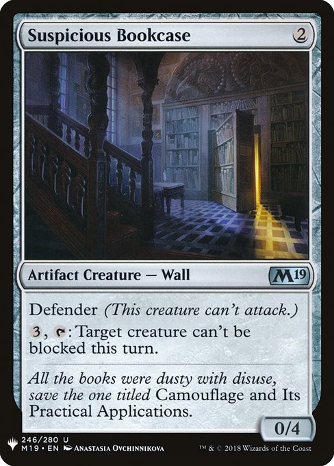 Defender
{3}, {T}: Target creature can't be blocked this turn.