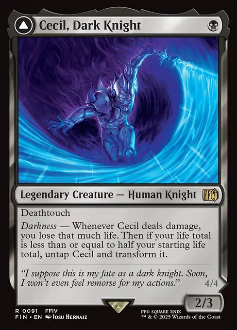 Cecil, Dark Knight // Cecil, Redeemed Paladin (Foil)