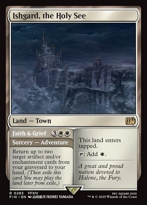 Ishgard, the Holy See // Faith & Grief (Foil)