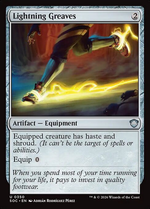 Lightning Greaves (Foil)
