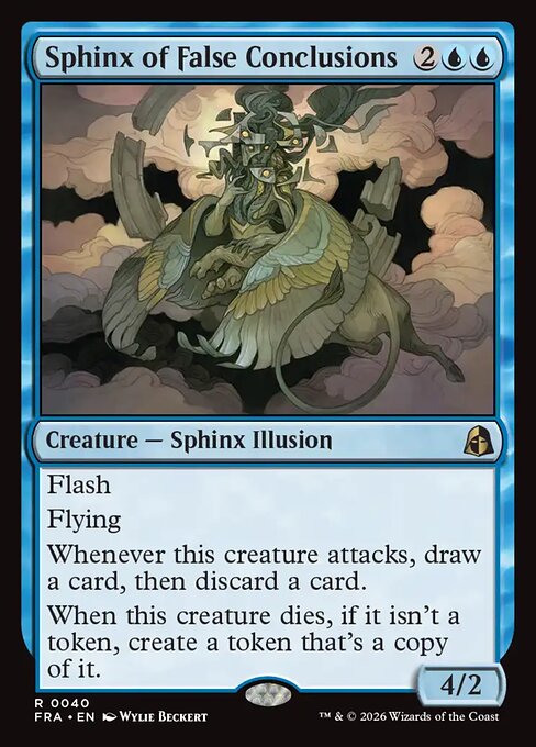 Sphinx of False Conclusions (Foil)