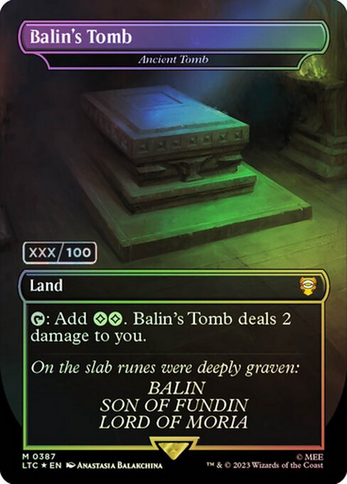 {T}: Add {C}{C}. Ancient Tomb deals 2 damage to you.