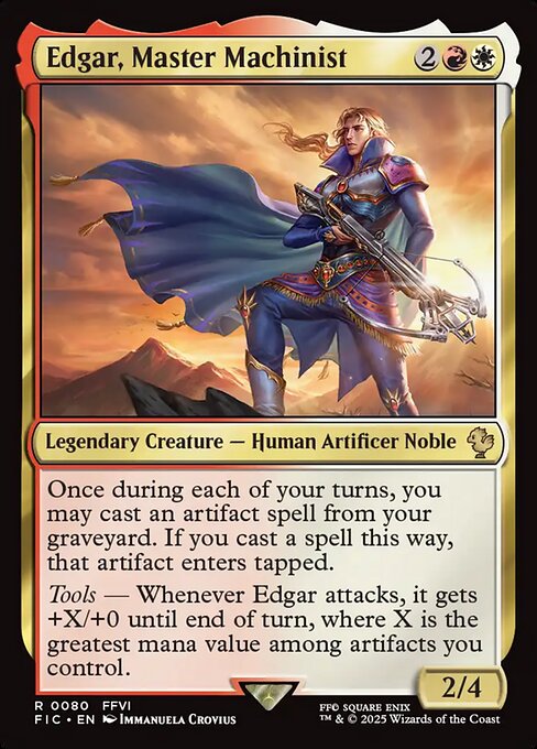Edgar, Master Machinist (Foil)