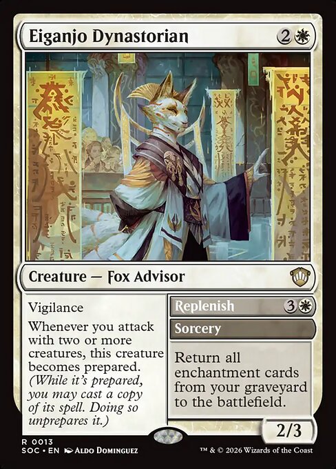 Eiganjo Dynastorian // Replenish (Foil)