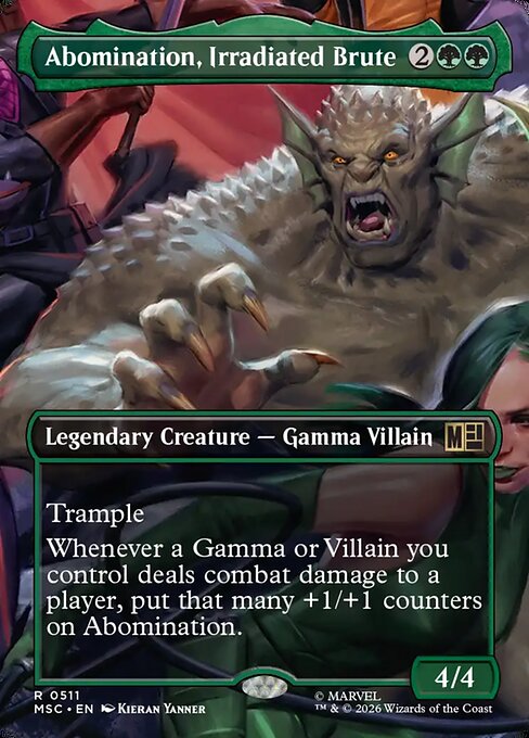 Abomination, Irradiated Brute (Foil)