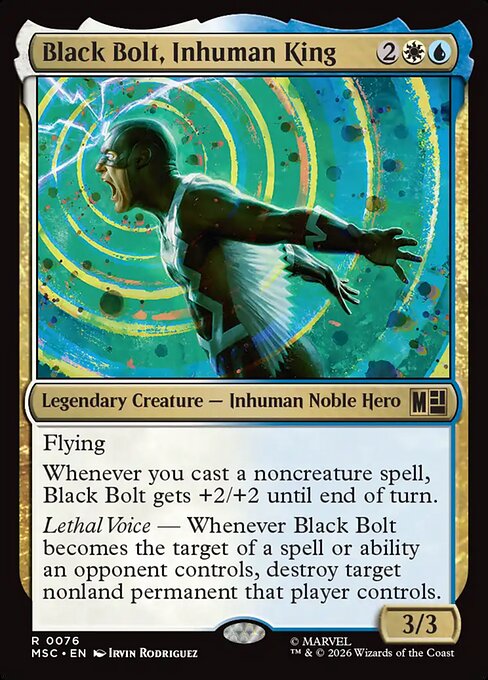 Black Bolt, Inhuman King (Foil)