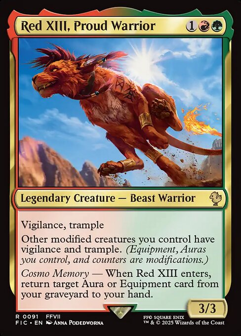 Red XIII, Proud Warrior (Foil)