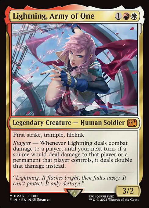 Lightning, Army of One (Foil)