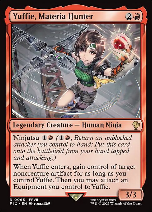 Yuffie, Materia Hunter (Foil)