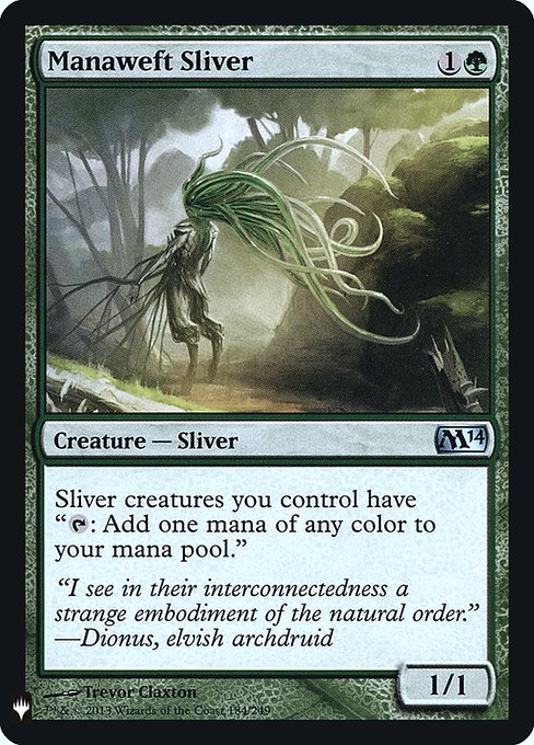 Sliver creatures you control have "{T}: Add one mana of any color."