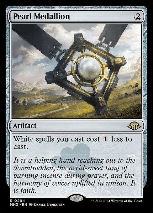 White spells you cast cost {1} less to cast.