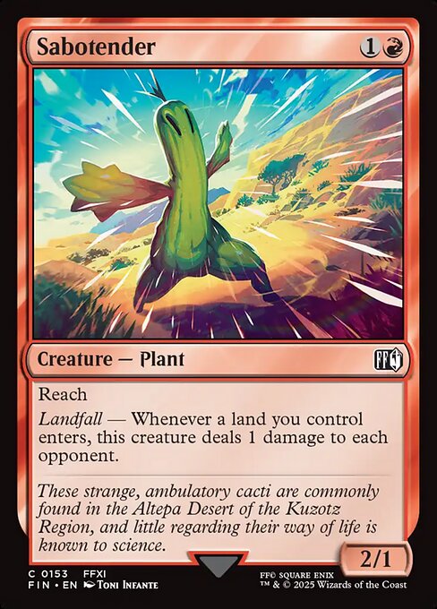 Sabotender (Foil)