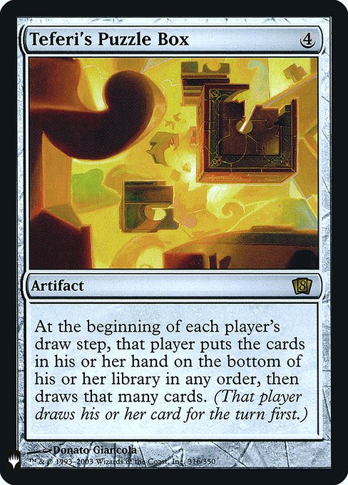 At the beginning of each player's draw step, that player puts the cards in their hand on the bottom of their library in any order, then draws that many cards.