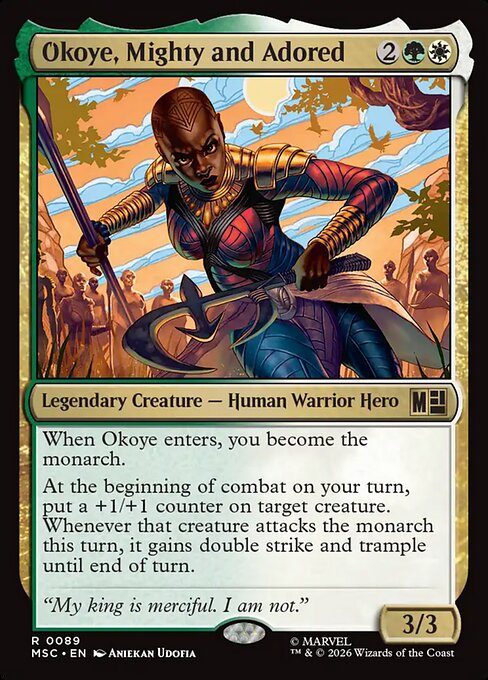 Okoye, Mighty and Adored (Foil)