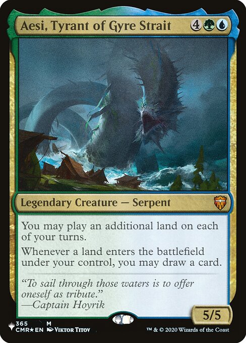 You may play an additional land on each of your turns.
Landfall — Whenever a land you control enters, you may draw a card.