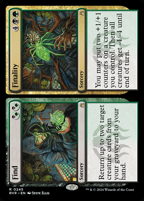 Return up to two target creature cards from your graveyard to your hand. You may put two +1/+1 counters on a creature you control. Then all creatures get -4/-4 until end of turn.