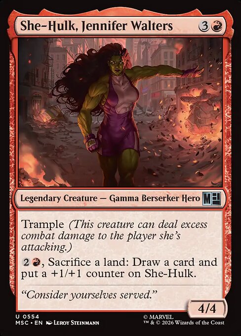 She-Hulk, Jennifer Walters (Foil)