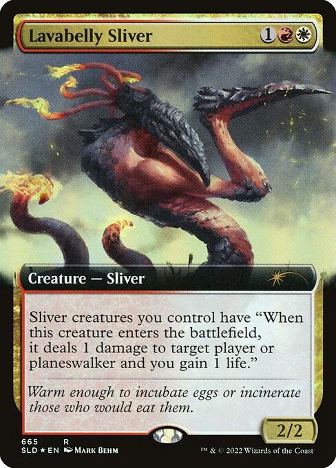 Sliver creatures you control have "When this creature enters the battlefield, it deals 1 damage to target player or planeswalker and you gain 1 life."