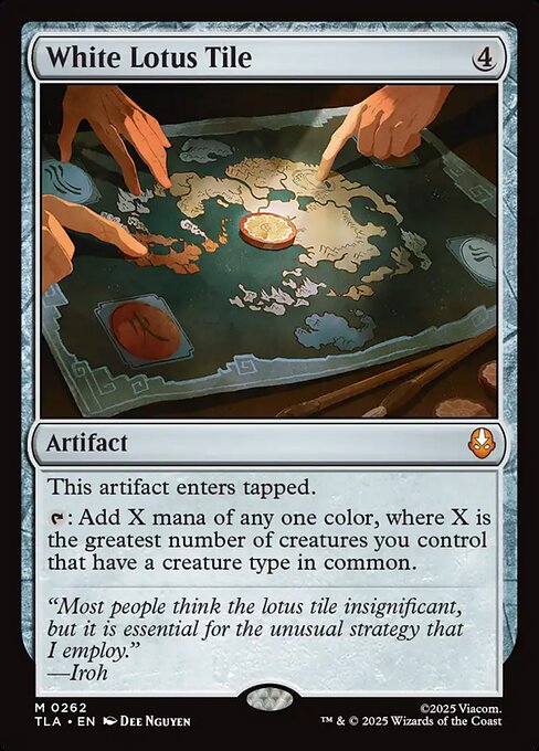 White Lotus Tile (Foil)