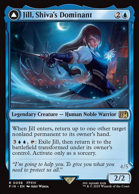 Jill, Shiva's Dominant // Shiva, Warden of Ice (Foil)