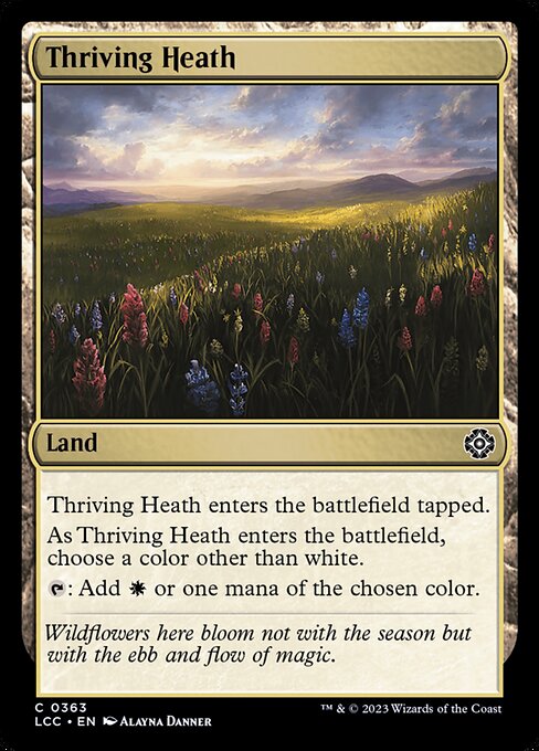 This land enters tapped. As it enters, choose a color other than white.
{T}: Add {W} or one mana of the chosen color.