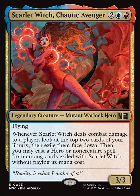 Scarlet Witch, Chaotic Avenger (Foil)