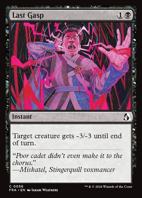 Last Gasp (Foil)
