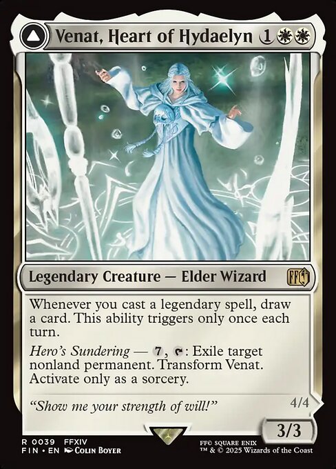 Venat, Heart of Hydaelyn // Hydaelyn, the Mothercrystal (Foil)