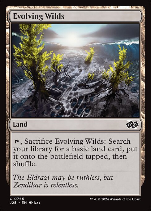 {T}, Sacrifice this land: Search your library for a basic land card, put it onto the battlefield tapped, then shuffle.