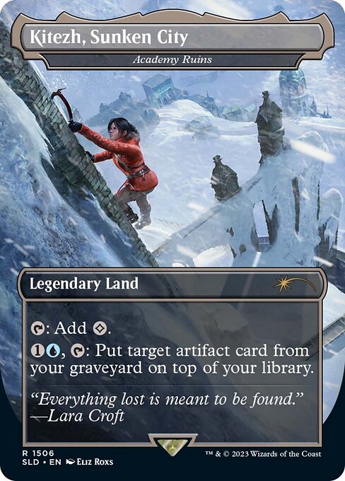 {T}: Add {C}.
{1}{U}, {T}: Put target artifact card from your graveyard on top of your library.