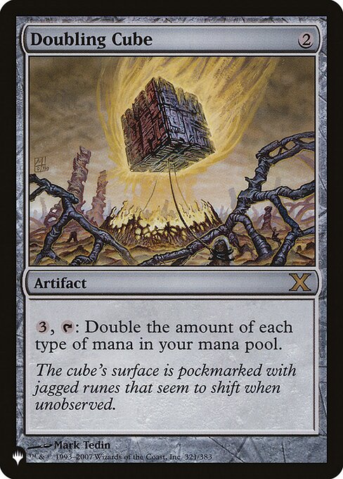 {3}, {T}: Double the amount of each type of unspent mana you have.