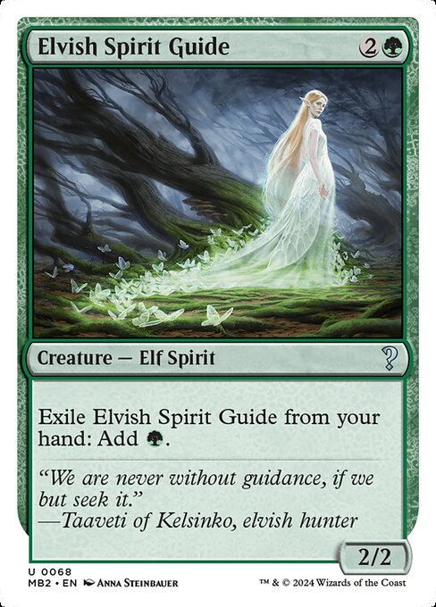 Exile Elvish Spirit Guide from your hand: Add {G}.