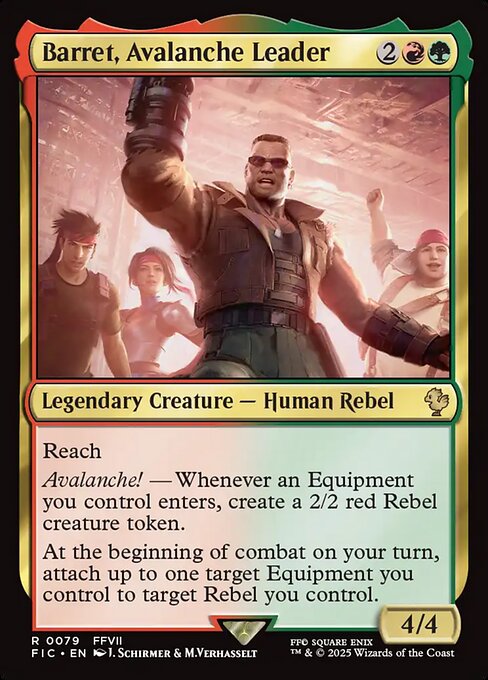 Barret, Avalanche Leader (Foil)