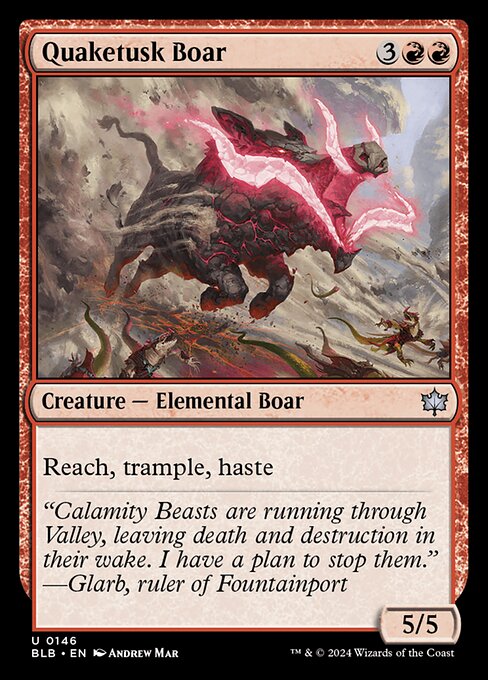Reach, trample, haste