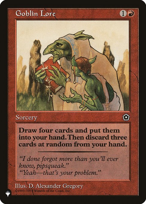 Draw four cards, then discard three cards at random.