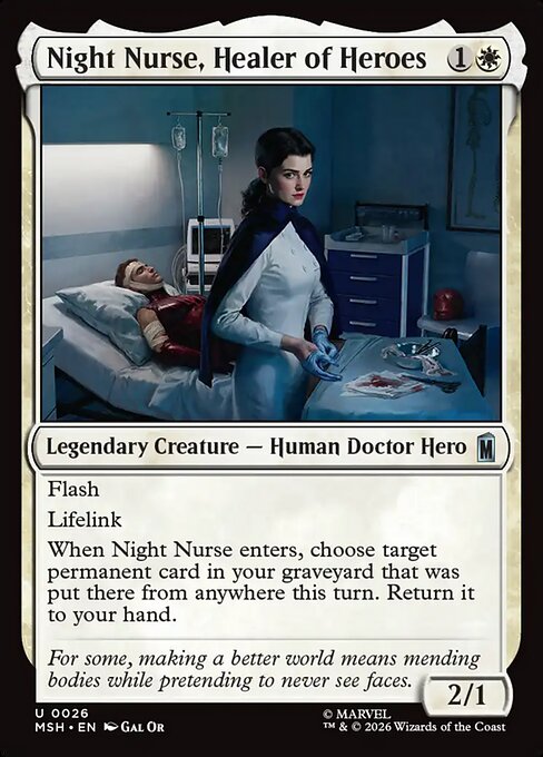Night Nurse, Healer of Heroes (Foil)