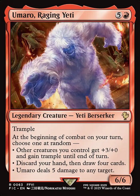 Umaro, Raging Yeti (Foil)