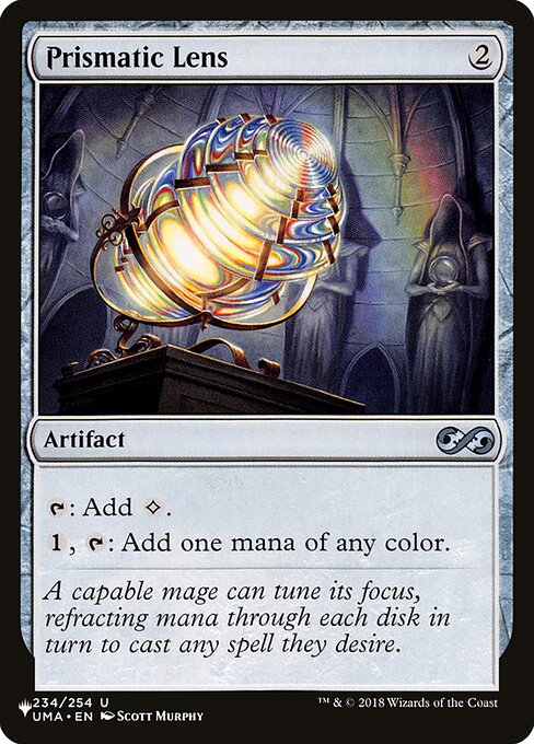 {T}: Add {C}.
{1}, {T}: Add one mana of any color.