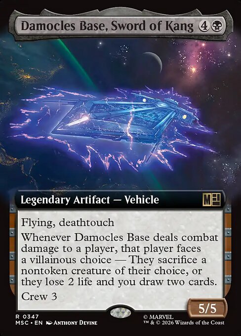 Damocles Base, Sword of Kang (Foil)