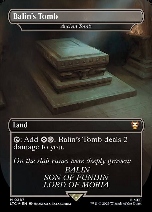 {T}: Add {C}{C}. Ancient Tomb deals 2 damage to you.