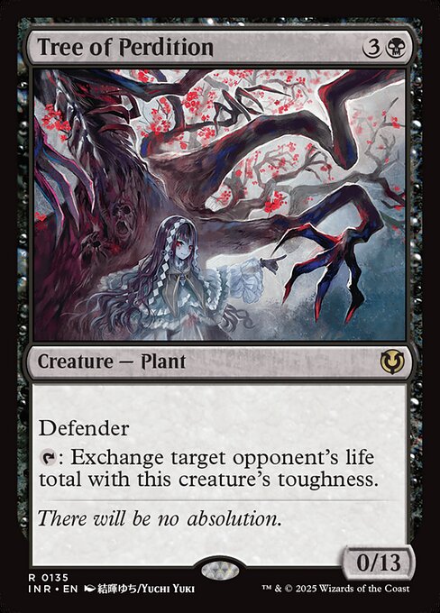 Defender
{T}: Exchange target opponent's life total with this creature's toughness.
