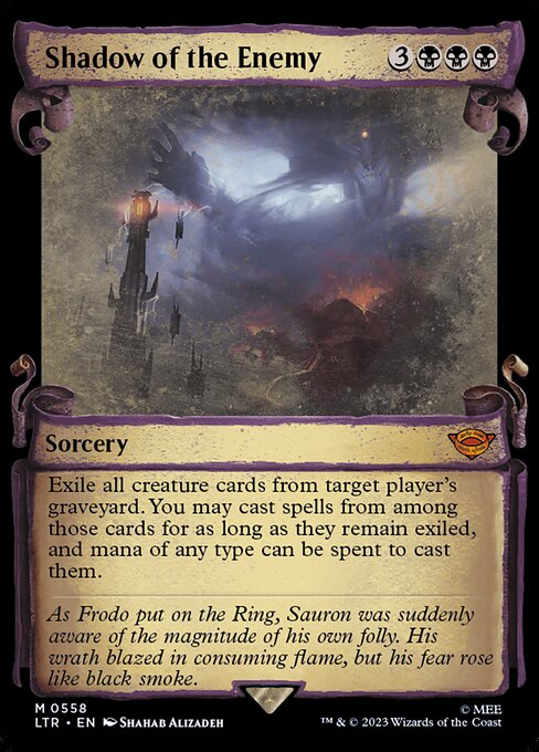 Exile all creature cards from target player's graveyard. You may cast spells from among those cards for as long as they remain exiled, and mana of any type can be spent to cast them.