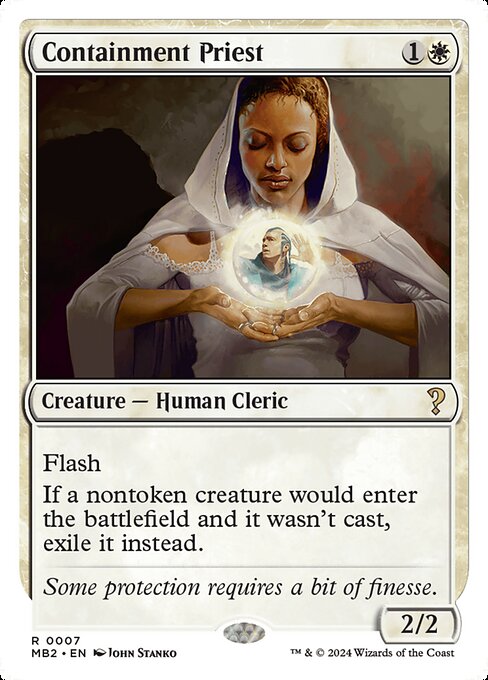 Flash
If a nontoken creature would enter and it wasn't cast, exile it instead.