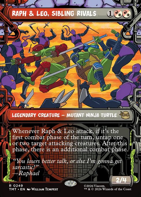 Raph & Leo, Sibling Rivals (Foil)