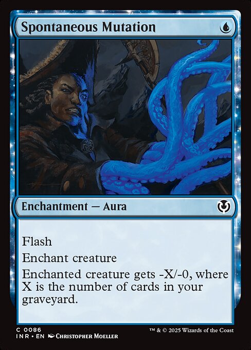 Flash
Enchant creature
Enchanted creature gets -X/-0, where X is the number of cards in your graveyard.