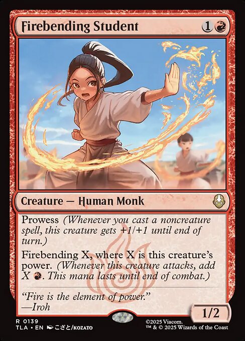Firebending Student (Foil)