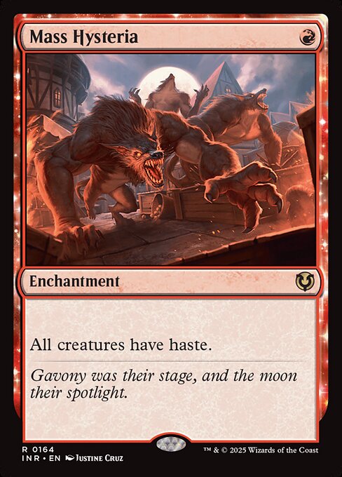 All creatures have haste.