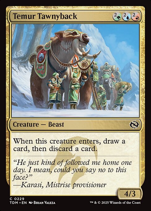 When this creature enters, draw a card, then discard a card.