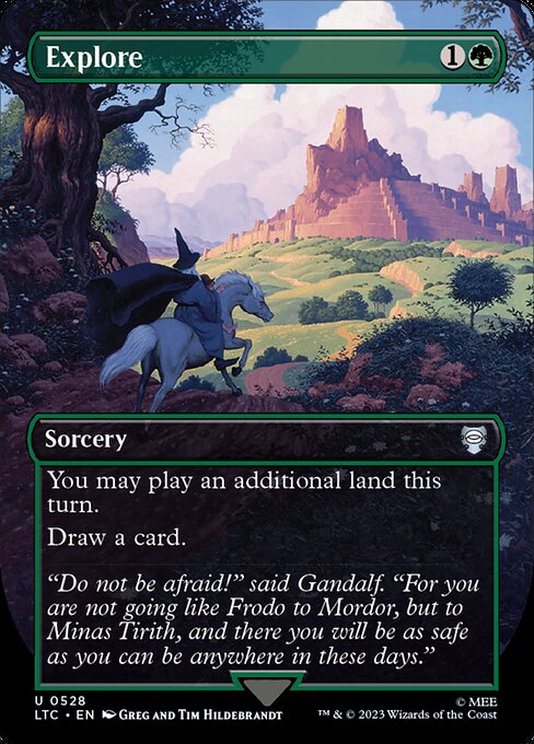 You may play an additional land this turn.
Draw a card.