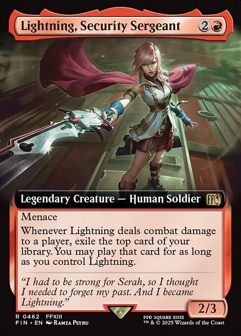 Lightning, Security Sergeant (Foil)